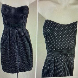 Torrid white polka dot dress